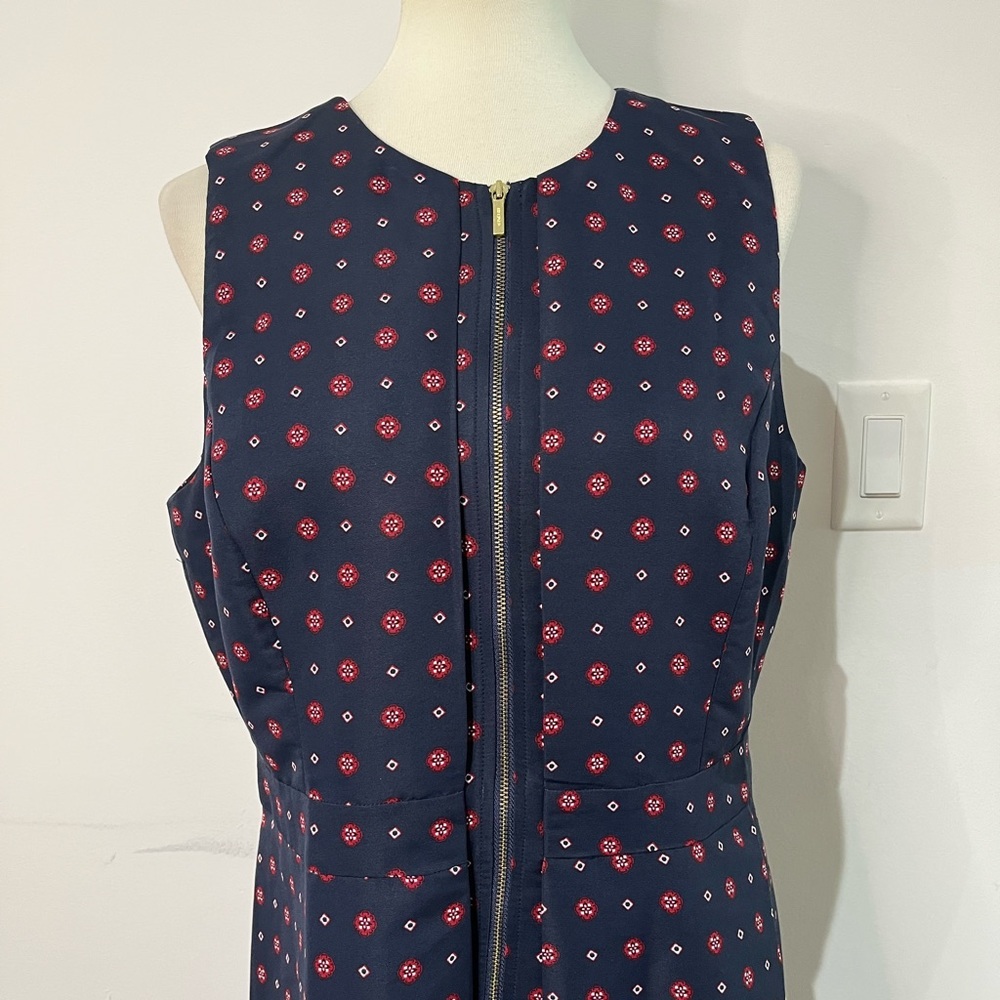 Tommy Hilfiger Print Fit and Flare Dress Floral Cap sleeves